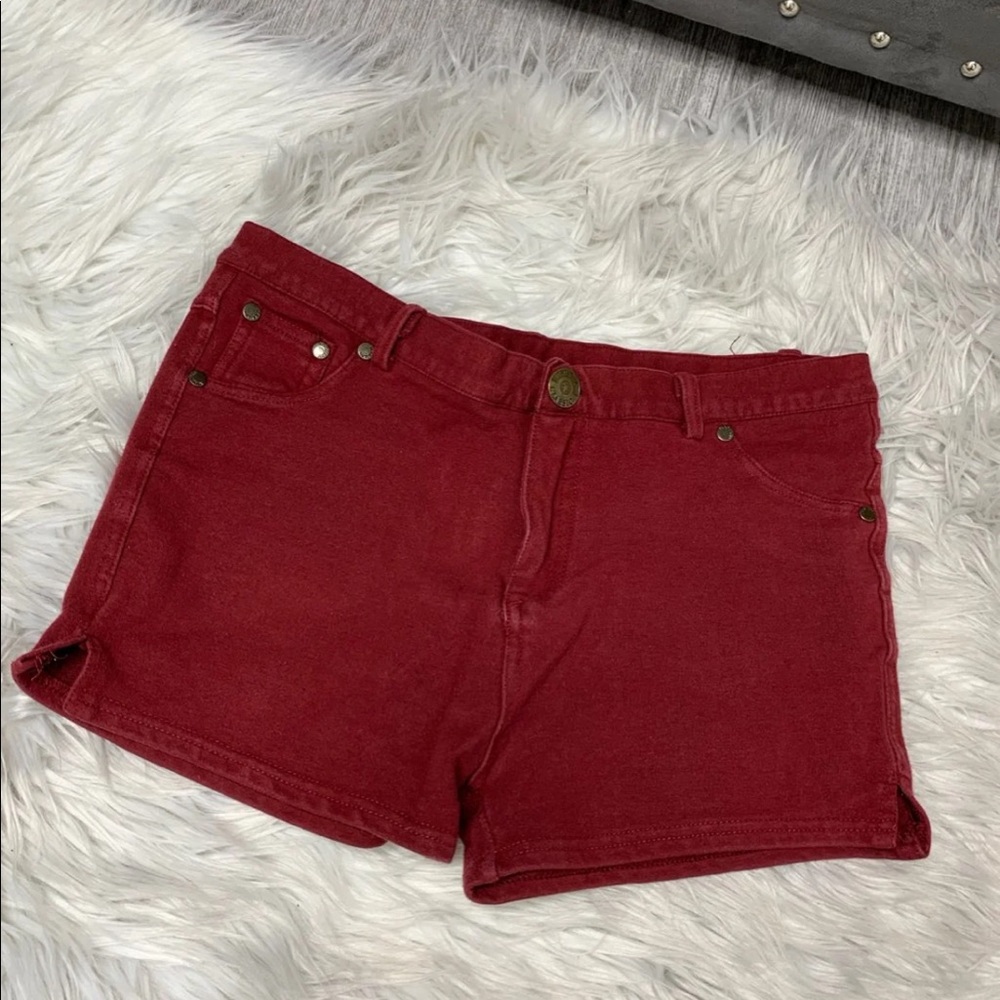 Red shorts